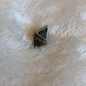 Beaded Triangle Earrings